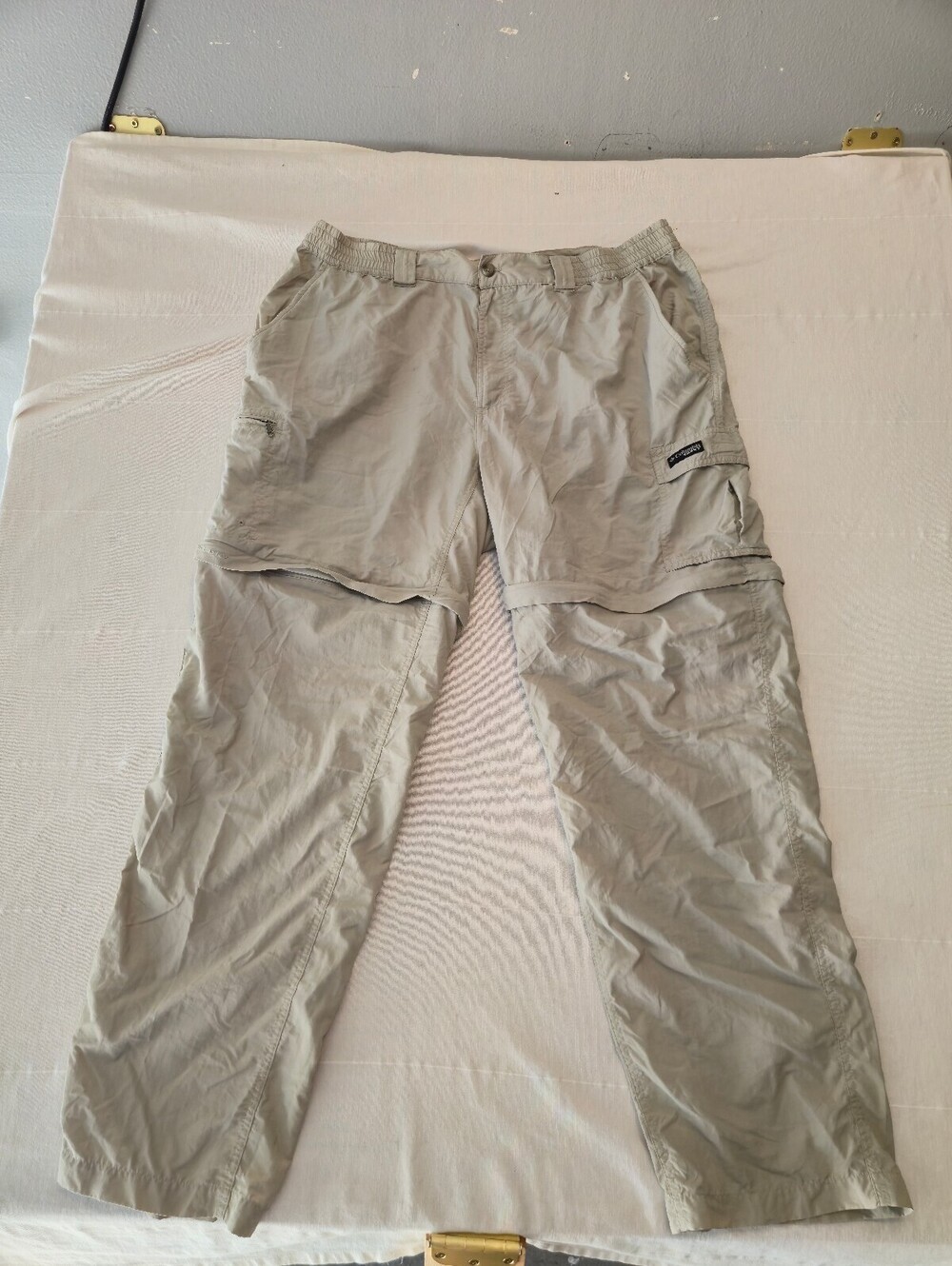 Columbia GRT Men's Convertible Hiking Pants XL Beige